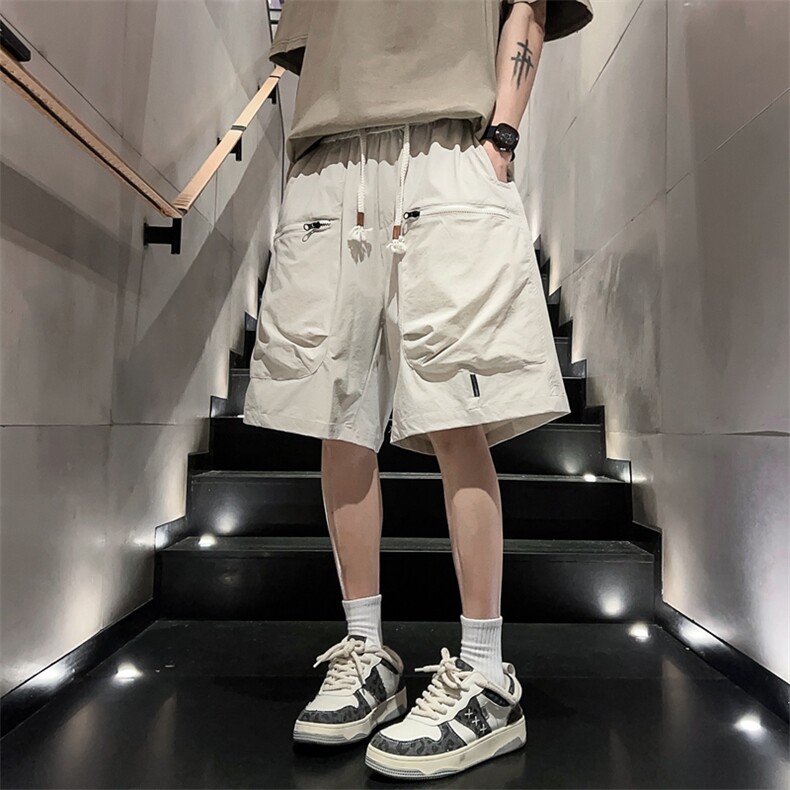 高品夏季工装短裤男纯色宽松大码运动五分裤DSA157B-D606-特P40,男装牛仔裤,电商A157B