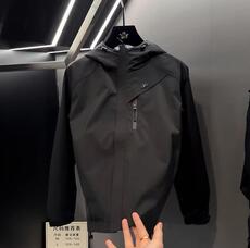 (网络图慎用有大货)小标轻奢夹克休闲连帽外套313B-JK211-P100，男装夹克，星座313B