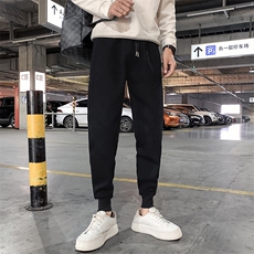 社会精神小伙2022加绒卫裤运动束脚男裤DS-B249-KK91-P58-加绒P68，男装休闲裤，星座215（原电商B249）