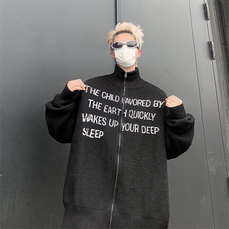 B317P62秋冬男生宽松休闲开衫毛衣外套日系休闲男,男装针织衫/毛衣,星座512-6