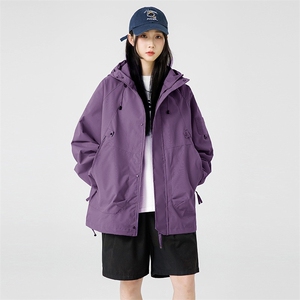 网络图现货  美式潮流高档宽松防风冲锋衣户外夹克外套JJ90-P50图片