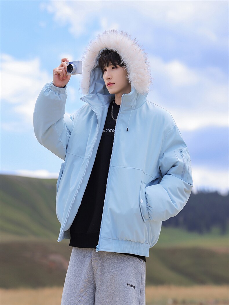 高街潮牌休闲棉衣潮流宽松棉服A161-9982,男装棉衣,电商A161
