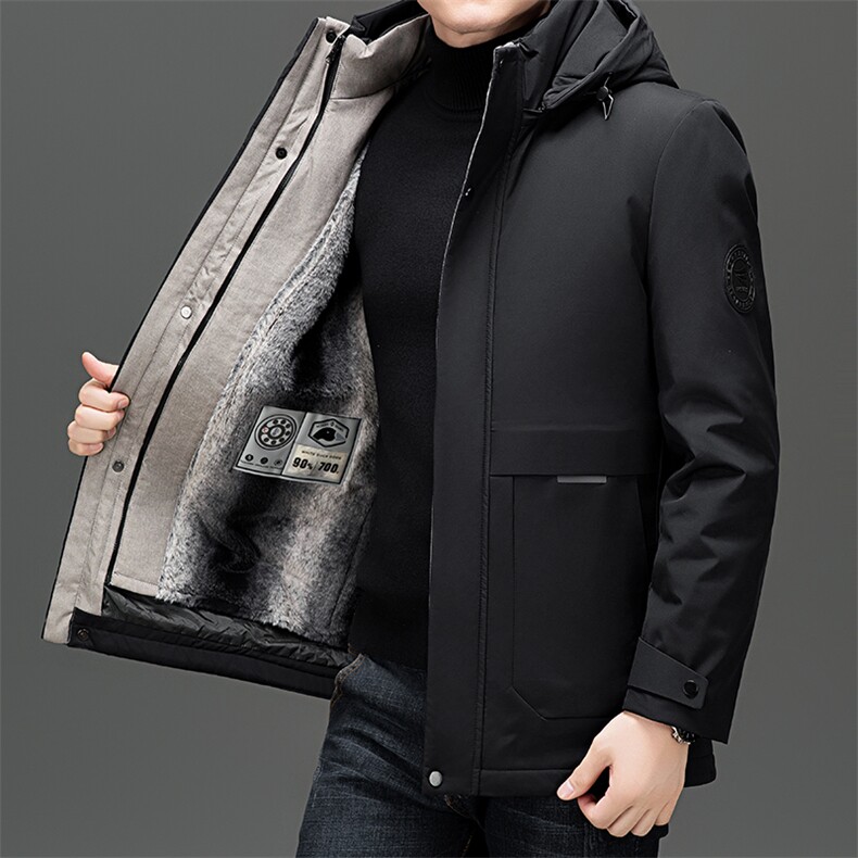 中年羽绒服男士2026年冬季加厚保暖三合一可拆卸商务休闲外套男款,男装羽绒服,电商B212（原钱塘6029）
