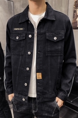 店主风牛仔外套男新款秋季潮牌潮流百搭宽松夹克上衣服装9159，男装夹克，电商A318