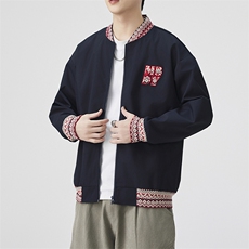 JK926P60春季新款港风宽松夹克百搭落肩简约上衣外套，男装夹克，星座1204