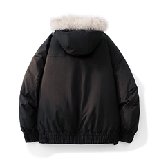 冬季派克服毛领棉衣男宽松百搭机能工装加厚棉服外套sy2615-P128，男装棉衣，星座610B-1