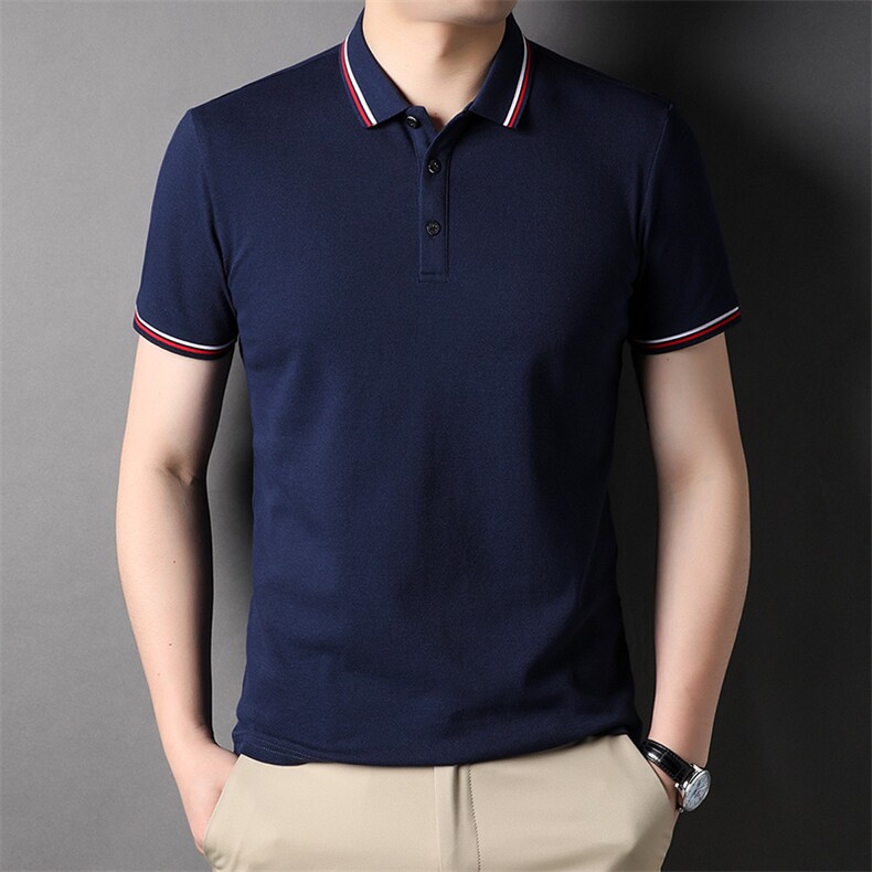 AG2732钱塘2020-3夏季新款全棉男装Polo衫量大价优P40,男装Polo衫,钱塘207-3
