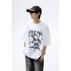 纯棉T恤设计感短袖原创小众运动T恤美式日系T1016-1T334P32K59，女装T恤，星座1016-1（原电商B408-1）