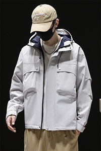2025秋高端美式户外工装冲锋衣外套男士防风夹克休闲服Q5576-P75图片