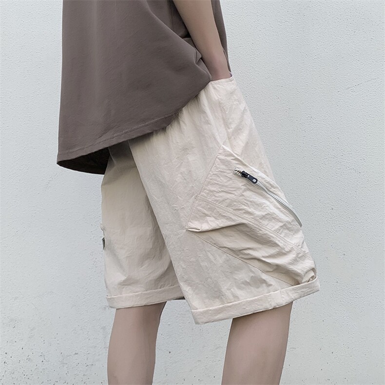 高品质潮流大口袋休闲短裤宽松大码五分裤A161-D9207-P45,男装休闲裤,电商A161