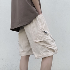 高品质潮流大口袋休闲短裤宽松大码五分裤A161-D9207-P45，男装休闲裤，电商A161