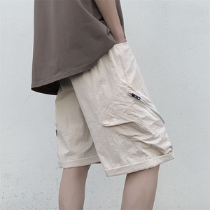 高品质潮流大口袋休闲短裤宽松大码五分裤A161-D9207-P45图片