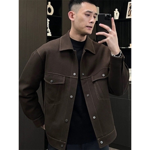 抖音网图现货 春季男明线工装斜纹夹克外套JK31P108控148图片