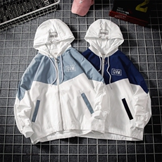 1冲锋衣男休闲情侣大码中性日系外套宽松工装夹克网格7108P50控68，男装夹克，星座226-2