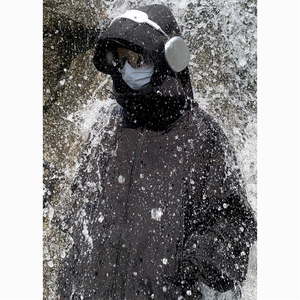 港风大码山系户外男女情侣款防水连帽冲锋衣XZ213-JK9902-P75控98图片