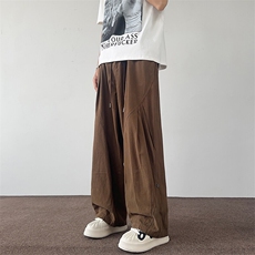 2025春季日系潮牌直筒工装裤简约宽松休闲裤男潮流现货K7840-P43，男装休闲裤，星座512-3