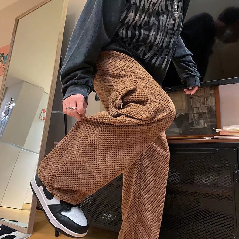 日系复古工装裤男ins潮牌菠萝格休闲裤A542P42，男装休闲裤，星座1116-2