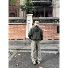 W9471-P68网图现货新款QOTRIOCK美式高街水洗工装休闲裤，男装休闲裤，星座1608-2