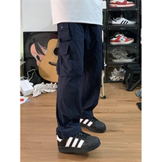 【网图】藏蓝色工装裤男夏季薄款美式机能冲锋裤KZA139LL-特P43，男装工装外套，星座1007（原301D）