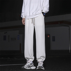 宽松休闲长裤子秋直筒卫裤男士学生阔腿运动裤K920-特批-32，男装休闲裤，星座718-1