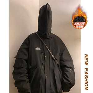 24冬设计感防风防水单板双板滑雪服男加棉加厚保暖外套M78-P155图片