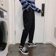 20秋装新款休闲潮流工装裤宽松港风大码束脚裤哈伦九分裤K826-P50，男装休闲裤，电商A009A（原A058A）