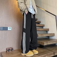 K212/特P35新款休闲裤男女宽松潮流大码直筒裤子春夏垂感速干长裤，男装休闲裤，电商基地A050
