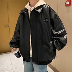 A976-P58港风复古机车服皮夹克男秋季韩版潮流宽松休闲百搭外套，男装夹克，星座512-6