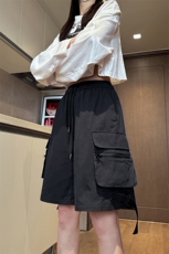 X5476-TP40控价68夏季青少年工装裤透气短裤大口袋五分裤男，男装休闲裤，电商A102-1