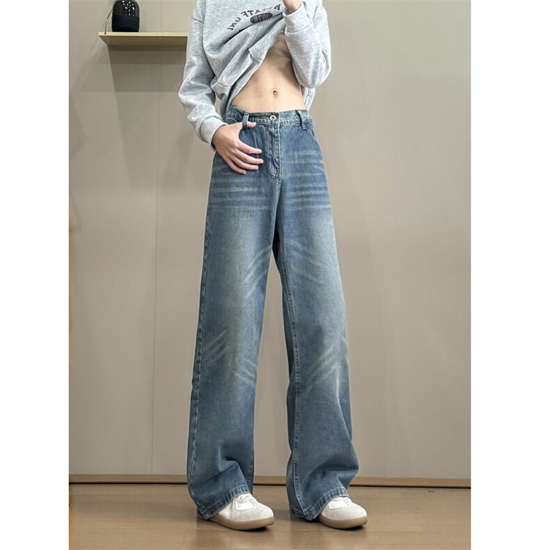 B221美式ins高街宽松直筒牛仔裤LK25474-特P45控68.8,男装牛仔裤,电商B221