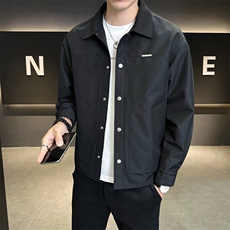 翻领夹克男贴标简约时尚上衣百搭衬衫外套A329-JK102-P105，男装夹克，电商A329