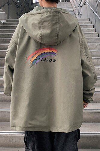 JK41064-P85纯棉连帽夹克男士大码工装夹克男外套男，男装夹克，电商A040