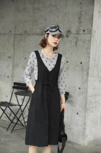 假两件连衣裙，女装连衣裙，琪轩蔓莎