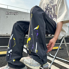 XZ616夏季新款百搭泼墨速干裤休闲长裤TY2498M-5XL特P30控58，男装休闲裤，星座512A（原616）