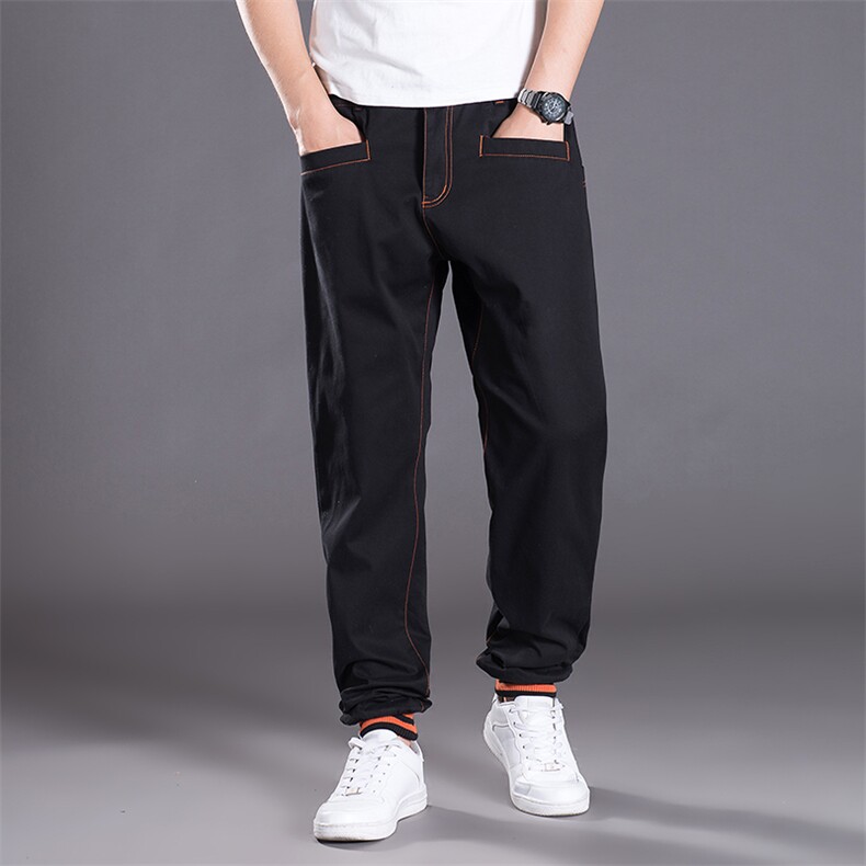 休闲裤2021年秋季时髦修身青春活力时尚气质显瘦纯色大气流行休闲，男装休闲裤，星座802