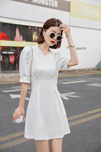 夏季赫本风连衣裙，女装连衣裙，欧硕米雷