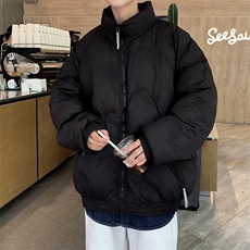 复古潮流宽松加厚保暖棉服冬季美式立领潮牌棉衣男外套W7940-P80，男装棉衣，星座512-4
