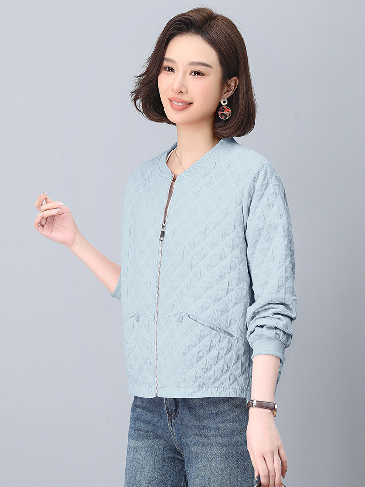 减龄polo外套女春款宽松短款小个子休闲开衫上衣Y15439,女装短外套,雪樱依海