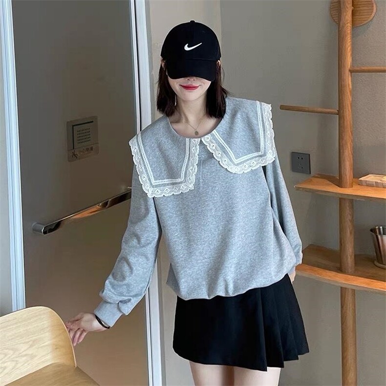 秋装新款韩版洋气卫衣,女装卫衣/绒衫,依露奇