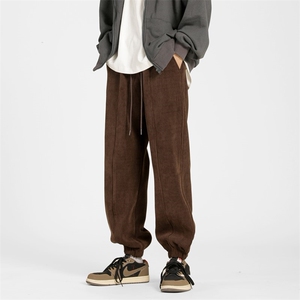 冬季重磅加绒加厚拼接束脚休闲裤M~5XL XZ604-KG49-P65控78图片