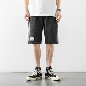 大码牛仔短裤男士2023夏季宽松直筒休闲中裤五分裤子男款K502-P35图片