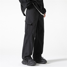 抖音品质冬季新款机能褶皱加绒冲锋裤B315-K23522JR-特p35控68，男装卫衣，电商B315