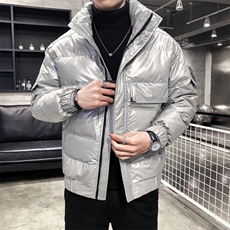 2020冬季新款羽绒服男韩版潮流亮面冬季鸭绒短款外套YR9223，男装羽绒服，电商B226-2（原B217-2）