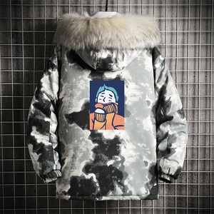 MC49042-P135 日系潮衣男大码派克服男工装服外套袄 网格图片