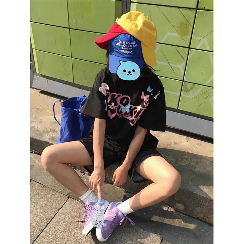万针全刺绣工艺抖音得物高品质260克重磅纯棉双纱美式高街短袖T恤,男装T恤,电商A486