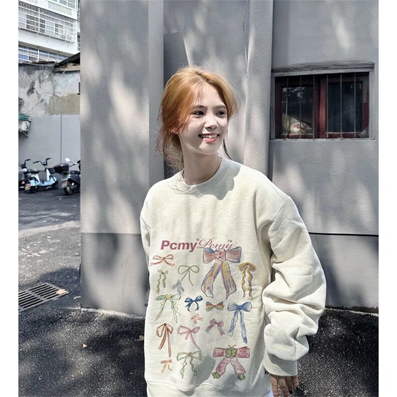 抖音得物现货高品质美式宽松圆领印花卫衣新款重磅卫衣ADY103,男装卫衣,电商A443