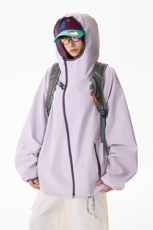 防水冲锋衣夹克潮流工装连帽户外登山服男女款C61320-TP4589，男装夹克，电商A102