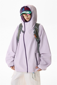 防水冲锋衣夹克潮流工装连帽户外登山服男女款 C61320-TP4589图片