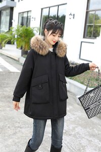 [现货]冬季 大毛领派克服,其它,德尔菲娜