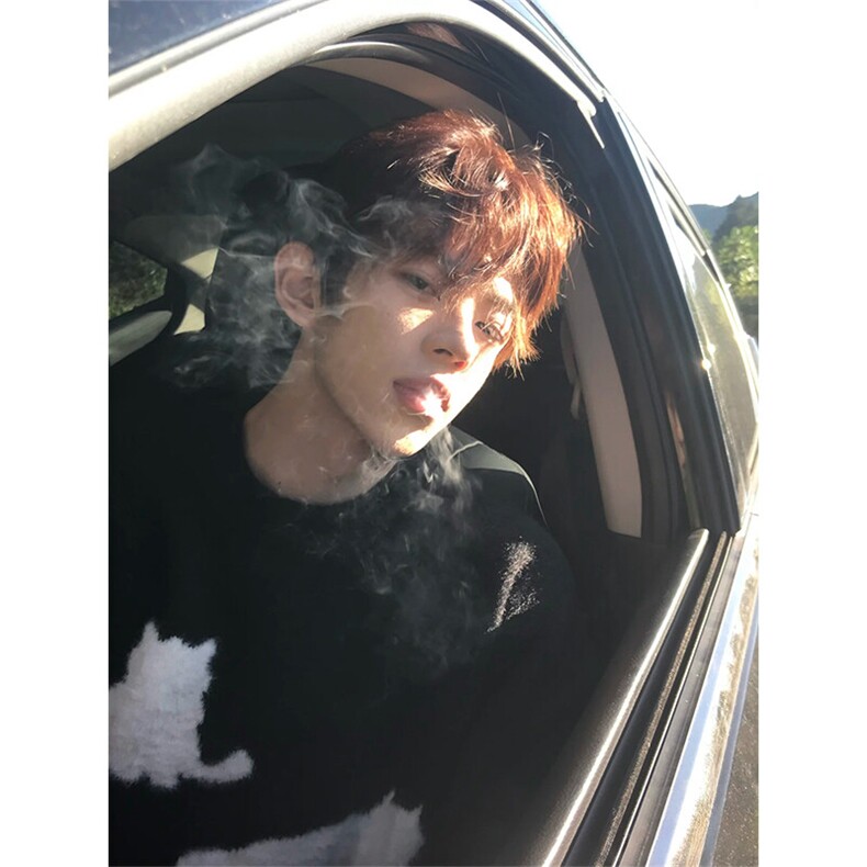 【有货】DGT5-特P55秋冬卡通猫咪马海毛毛衣男女潮牌慵懒风针织衫,男装针织衫/毛衣,星座603-2